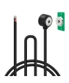 2-Pin 15mm 90C Kablolu PCBli Pogo Pin Manyetik Konnektör Takımı