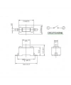 2 Pinli 3x6x4.3mm SMD Buton