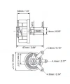 20R 100W BC1 Reosta Direnç - Potansiyometre