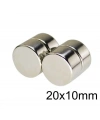 20X10mm Neodyum Güçlü Mıknatıs - Neodim Magnet