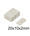 20X10x2mm Neodyum Güçlü Mıknatıs - Neodim Magnet