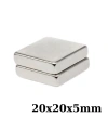 20x20x5mm Neodyum Güçlü Mıknatıs - Neodim Magnet