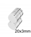 20X3mm Neodyum Güçlü Mıknatıs - Neodim Magnet