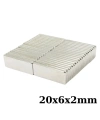20x6x2mm Neodyum Güçlü Mıknatıs - Neodim Magnet