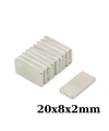 20x8x2mm Neodyum Güçlü Mıknatıs - Neodim Magnet