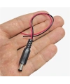 2.1mm Kablolu Erkek Jak - Jack Adaptör Fiş 15 cm 1 Adet