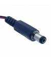 2.1mm Kablolu Erkek Jak - Jack Adaptör Fiş 15 cm 1 Adet