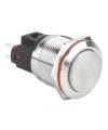 22E-G1 22mm Çıkık Yaylı Metal Buton