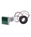 22mm Dijital Voltmetre-Ampermetre AC 20-500V 0-100A Yeşil