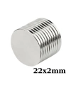 22x2mm Neodyum Güçlü Mıknatıs - Neodim Magnet
