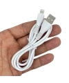 2.4A Iphone Uyumlu Lightning Şarj ve Data Kablosu 1m DC-104