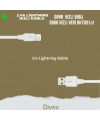 2.4A Iphone Uyumlu Lightning Şarj ve Data Kablosu 1m DC-104