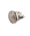 24mm Düz Yaylı Metal Buton - AV24LB404
