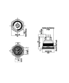 25B-P1-EC 25mm Düz Yaylı Işıklı Power Metal Buton - Sarı
