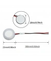 25mm Ultrasonik Sis Buhar Yapıcı Piezo Sensör Kablolu