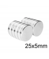 25X5mm Neodyum Güçlü Mıknatıs - Neodim Magnet