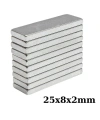 25x8x2mm Neodyum Güçlü Mıknatıs - Neodim Magnet