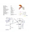 28BYJ-48 5V Redüktörlü Step Motor - ULN2003A Sürücü Kartı