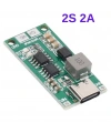 2S 2A Type-C Şarj Modülü Çok Hücreli 18650 Lityum Pil Şarj Devresi 8.4V