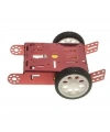 2wd mBot Alüminyum Araç Kiti - Kırmızı (Motor ve Tekerlek Dahil)