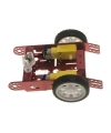 2wd mBot Alüminyum Araç Kiti - Kırmızı (Motor ve Tekerlek Dahil)