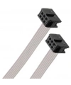 2x3 6 Pin Dişi-Dişi Flat Kablo - 50cm