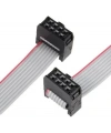 2x4 8 Pin Dişi-Dişi Flat Kablo - 50cm
