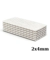 2x4mm Neodyum Güçlü Mıknatıs - Neodim Magnet