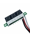 3 Kablo Mini Dijital Voltmetre 0.28inch 0-100V DC
