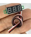 3 Kablo Mini Dijital Voltmetre 0.28inch 0-100V DC