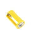 3lü AA Pil Yuvası - 1.5V Paralel D-Tip Pil Dönüştürücü Sarı