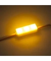 3lü Mercekli Mini Modül Led - Sarı 12V 0.5W