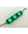 3lü Mercekli Modül Led - Yeşil 12V 1.5W