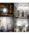 3lü Uzaktan Kumandalı Kablosuz LED Spot Lamba