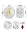 3lü Uzaktan Kumandalı Kablosuz LED Spot Lamba