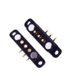 3-Pin 2.54mm 90C Pogo Pin Manyetik Konnektör Takımı - Kulaklı
