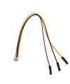 3-Pin JST 1.25mm Dişi - 2.54mm Dişi Dupont Dönüştürücü Kablo - 20cm