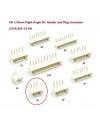 3 Pin JST-XH 2.54 Tunik Konnektör Erkek Eğik 90°