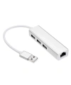 3 Port USB 3.0 Çoklayıcı + 100 Mpbs Ethernet USB Çevirici RJ45