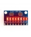 3,3V 5V 8-Bit Kırmızı LED Modülü - Katot