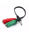 3.5mm Aux Kulaklık-Mikrofon Ayırıcı Kablo
