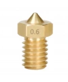 3D Yazıcı-Printer M6 1.75mm / 0.6mm V5-V6 Pirinç Nozzle