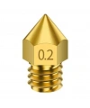 3D Yazıcı-Printer MK8 0.2mm Pirinç Nozzle