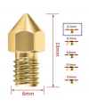 3D Yazıcı-Printer MK8 0.2mm Pirinç Nozzle