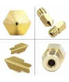 3D Yazıcı-Printer MK8 0.4mm Pirinç Nozzle