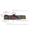 3in1 5V 3.3V USB - RS485 RS232 TTL Seri Port Dönüştürücü Modülü