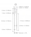 3mm Led Beyaz Diyot Diffused 1 Adet