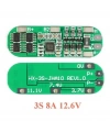 3S 8A BMS 12.6V 18650 Lityum Pil Şarj Koruma Devresi