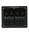 4lü ON-OFF Kırmızı Işıklı Anahtar Switch Panel - Aşırı Akım Korumalı