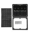 4lü ON-OFF Kırmızı Işıklı Anahtar Switch Panel - Aşırı Akım Korumalı